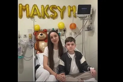 12-річний Максим із Івано-Франківська отримав «укол життя» в Дубаї. Фото: Скриншот / Facebook