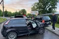 Потрійна автотроща у Моршині: у госпіталізовано трьох людей