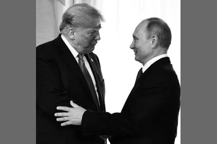 Дональд Трамп та володимир путін. Фото: Pinterest