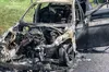 У Львівському районі згорів автомобіль BMW