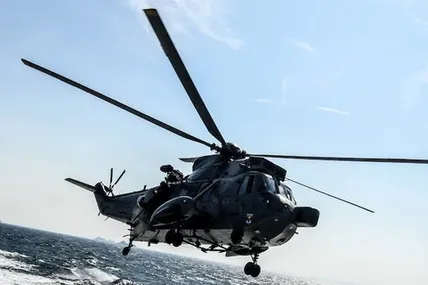 Гелікоптер Sea King. Фото: EPA