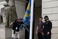 У Львові на площі Ринок підняли прапори військових та оборонних структур