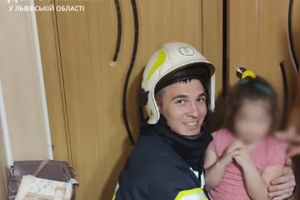 Дитина. Фото: Головне управління ДСНС України у Львівській області