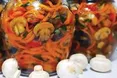 Салат овочевий з шампіньйонами