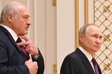 володимир путін й олександр лукашенко. Фото із мережі