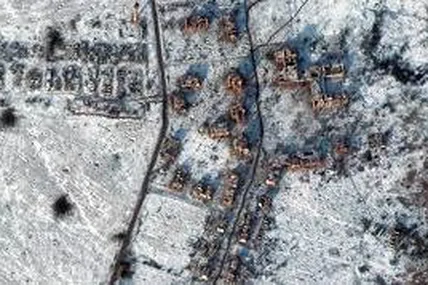 Соледар 10 січня 2023 року. Фото: Maxar Technologie