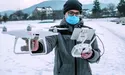 Паліїв трави «уполював» дрон