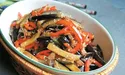 Теплий салат з м’ясом і овочами