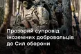 Кабмін затвердив єдині правила супроводу іноземних добровольців у Силах оборони
