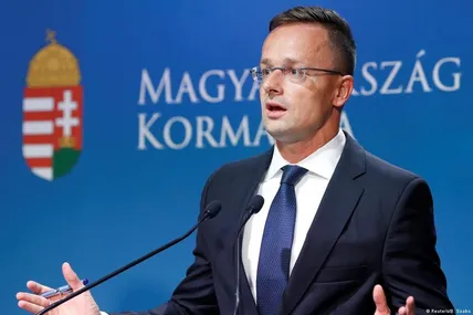 Міністр закордонних справ Угорщини Петер Сіярто. Фото із мережі