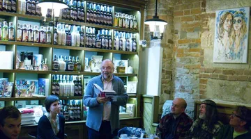 Андрій Курков на вулиці Вірменській презентував литовський роман «Шенгенська історія»