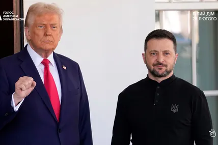 Трамп критикує Зеленського за відсутність переговорів з росією. Фото: Голос Америки