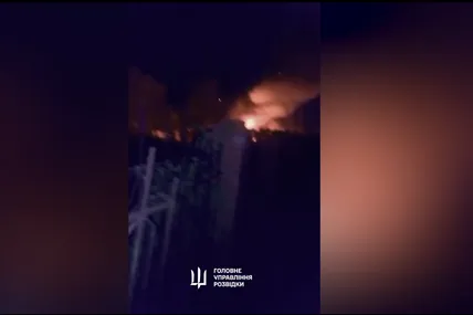 Вчора на окупованій Луганщині підірвали російських воєнних злочинців, їх автівки та боєкомплект, – ГУР. Фото: скрин ГУР МО