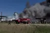 У російському Ставрополі спалахнув склад палива