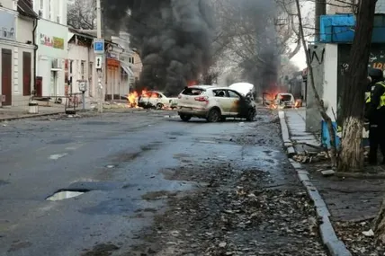 Обстріл 24 грудня. Фото: МВС