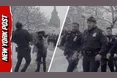 Снігова баталія чи напад на поліцію? У Нью-Йорку спалахнув конфлікт між мером та силовиками