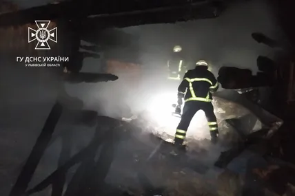 Пожежа. Фото: Головне управління ДСНС України у Львівській області