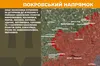 На Покровському напрямку минулої доби ЗСУ зупинили 54 ворожі штурми
