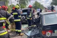 Поблизу Львова зіткнулися вантажівка та два легковики: троє людей госпіталізовані