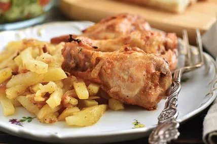 Часникові курячі крильця