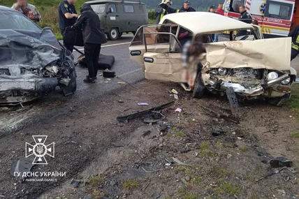 ДТП. Фото: Головне управління ДСНС України у Львівській області