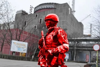 росіяни обстріляли Запорізьку АЕС. Фото із мережі