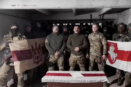 Білоруські добровольці. Скрін із відео