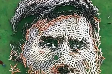 Мессі, напевно, шкодує, що не може повісити цей свій портрет на стіні.