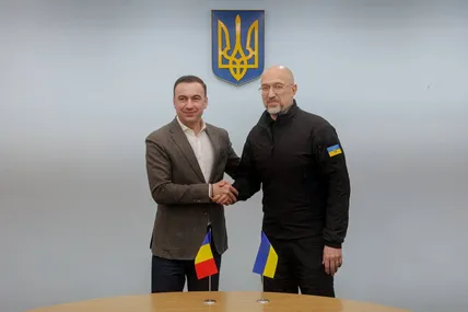 Денис Шмигаль та Богданом-Груєю Іваном. Фото: Telegram