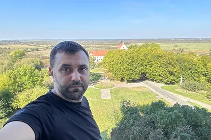 Фото автора та Ігоря Зінкевича