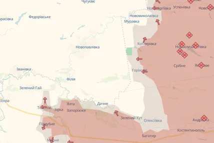 Ворог окупував Ялту, що на Донеччині, – дані DeepState. Фото: DeepState