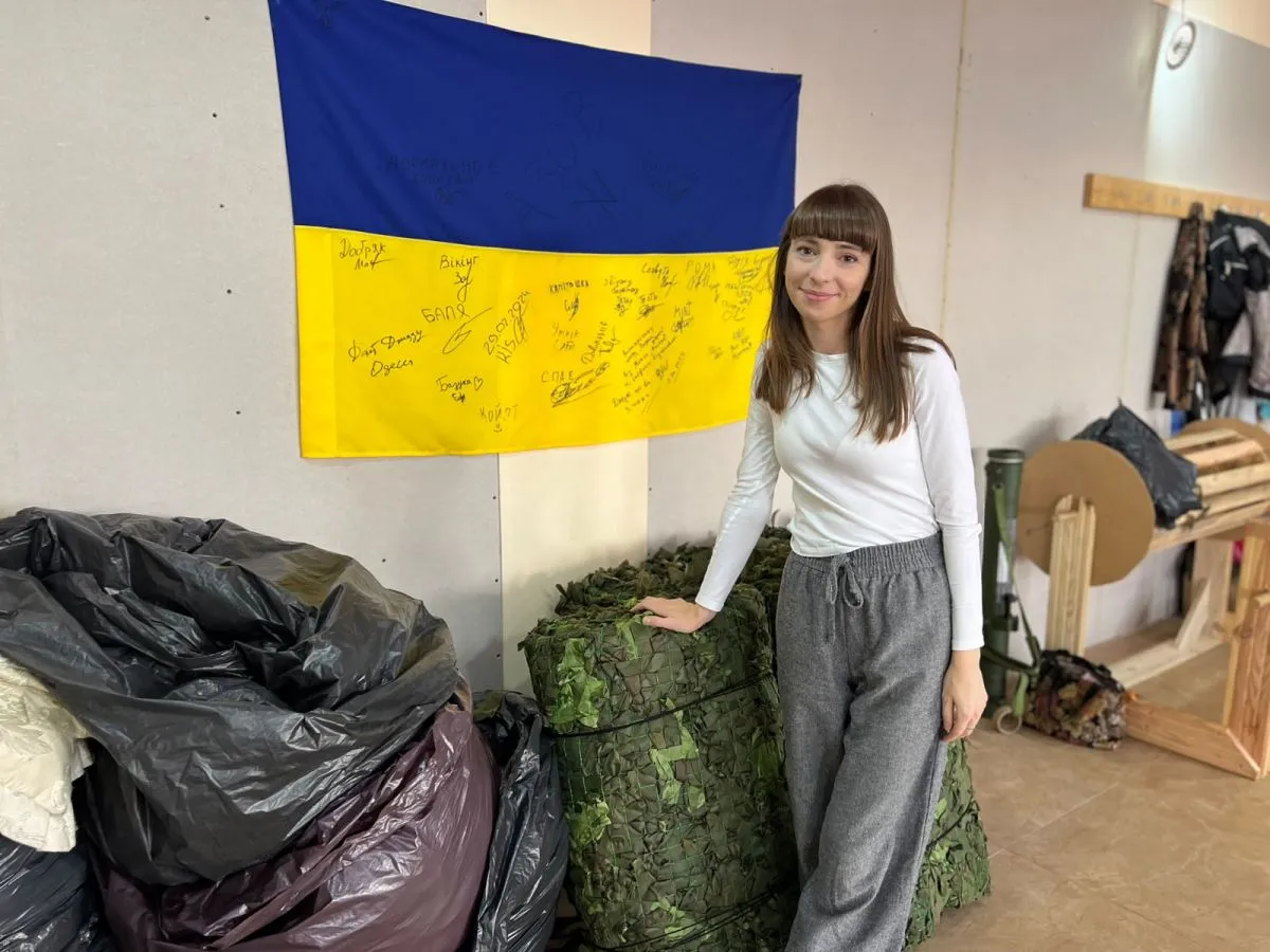 Керівниця Волонтерського центру Марія Оліферчук
