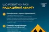 В МОЗ розповіли, що робити в разі радіаційної аварії